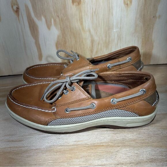 Sperry Brown Boat Shoes Men’s Size 8 - Picture 1 of 6